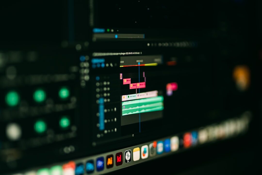 video editing software interface