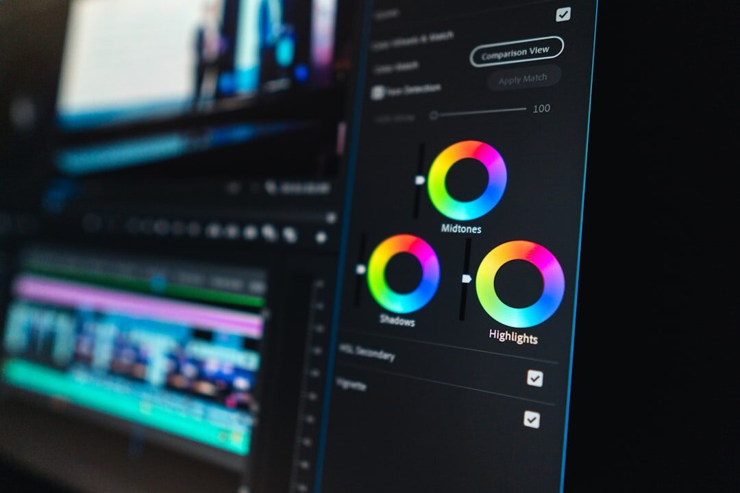 video editing software interface