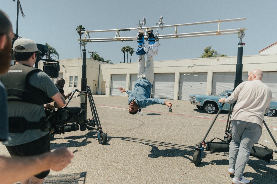 independent film crew on set