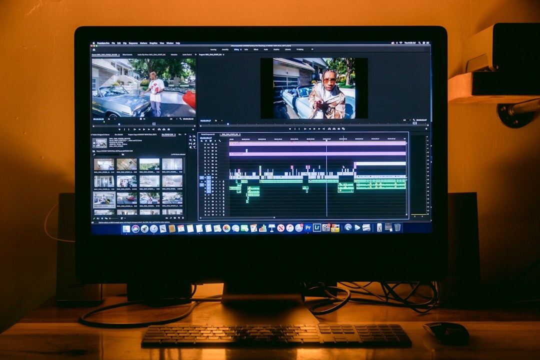 film director editing footage