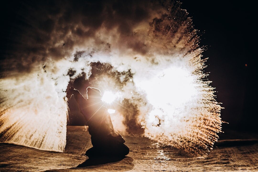 special effects explosion scene